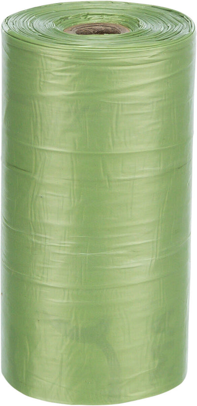 Trixie Dog poop bags, recycled, 4 rolls of 20 bags, green