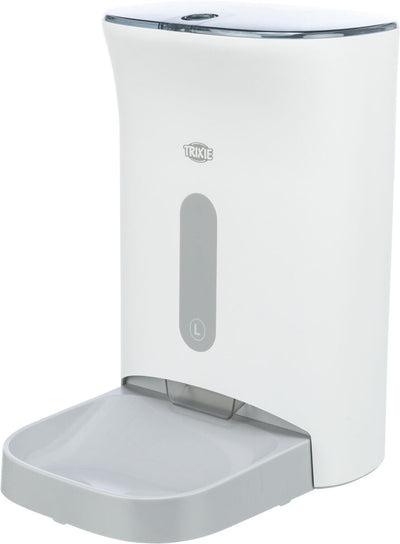 Trixie TX8 2.0 automatic food dispenser, 4.5 l/24 x 38 x 19 cm, white/grey