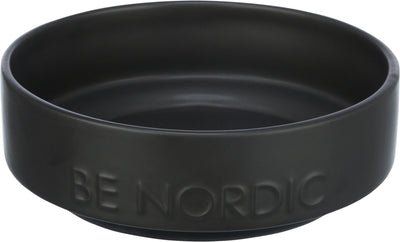 Trixie BE NORDIC bowl, ceramic/rubber, 0.5 l/Ç÷ 16 cm, black