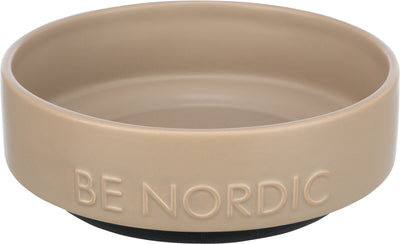 Trixie BE NORDIC bowl, ceramic/rubber, 0.5 l/Ç÷ 16 cm, taupe