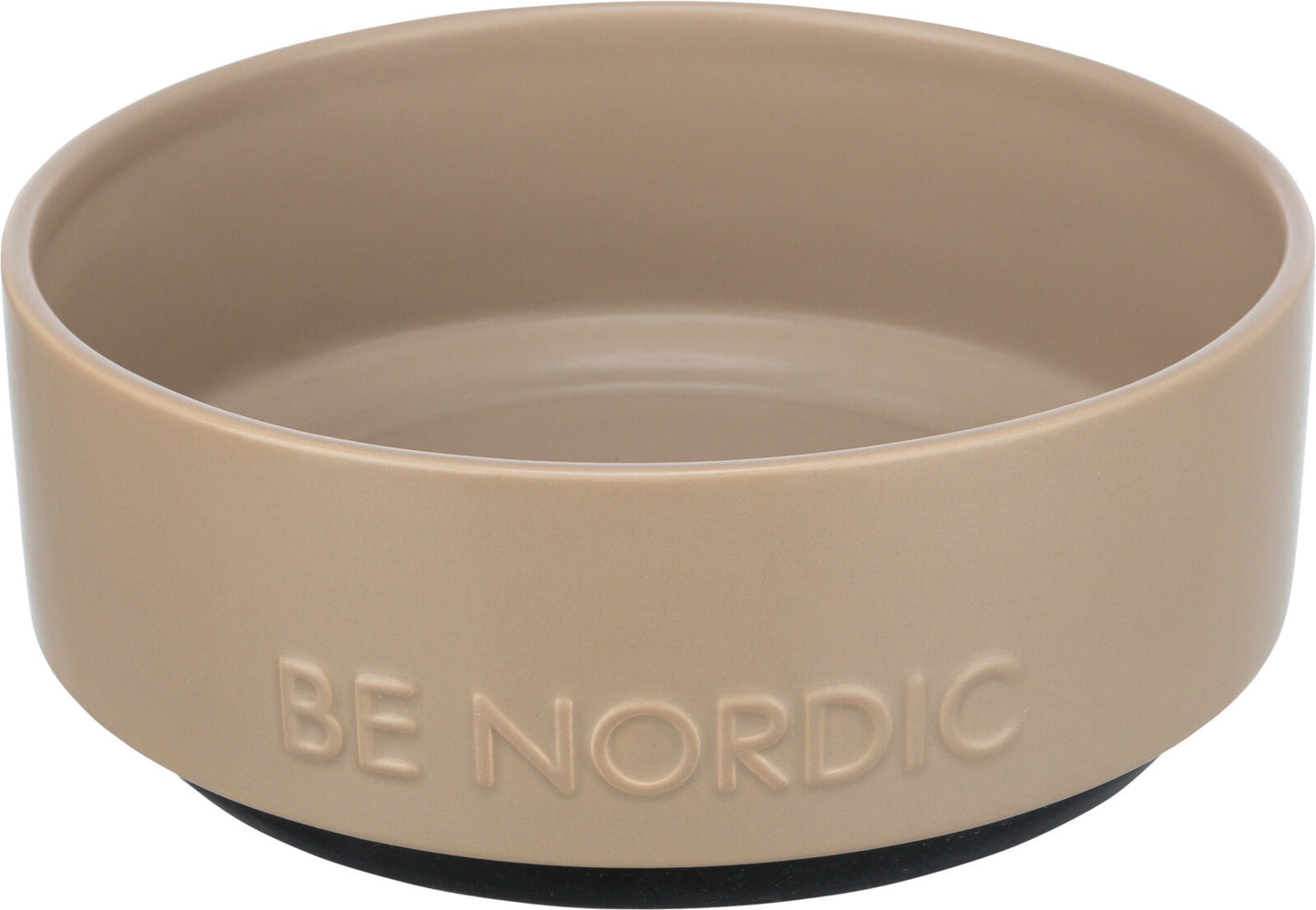 Trixie BE NORDIC bowl, ceramic/rubber, 1.2 l/Ç÷ 18 cm, taupe