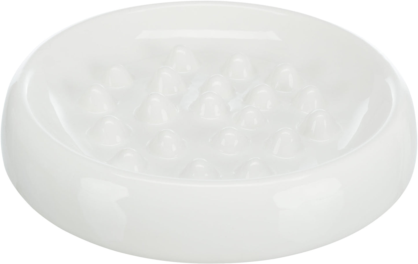 Trixie Slow Feed bowl, ceramic, 0.25 l/Ç÷ 18 cm, white