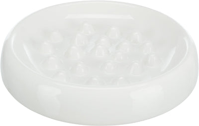 Trixie Slow Feed bowl, ceramic, 0.25 l/Ç÷ 18 cm, white