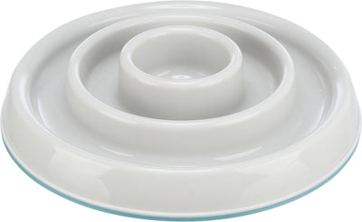 Trixie Slow Feeding bowl plastic/TPR, 0.45 l/ 23 cm, grey