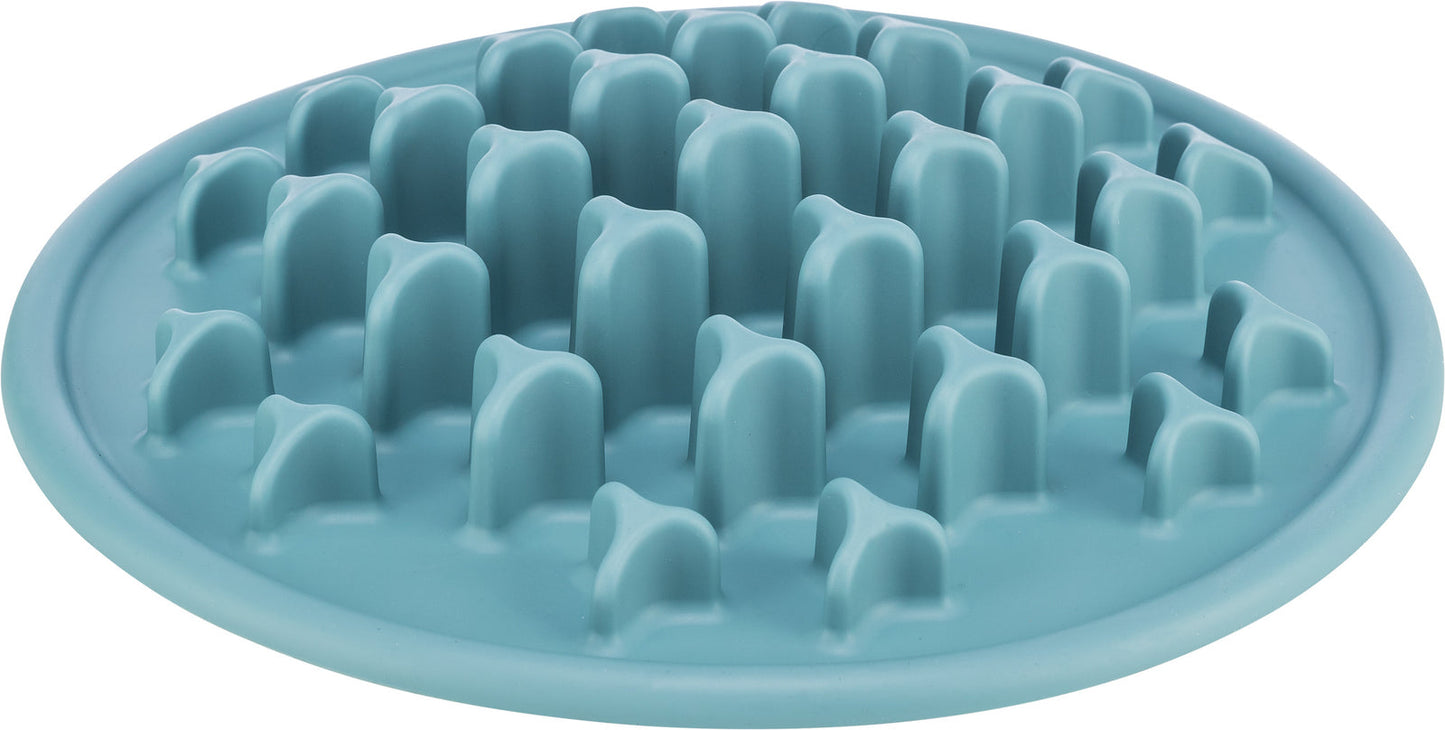 Trixie Pillars Slow Feeding mat TPE, 35 cm, blue