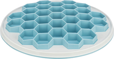 Trixie Hive Slow Feeding plate plastic/TRP/TPE, 30 cm, grey/blue