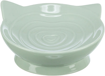 Trixie Viviana bowl, elevated, ceramic, 0.15 l/diam 14 cm, sage