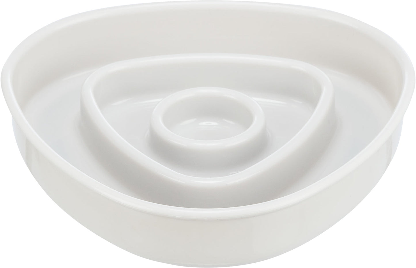 Trixie Slow Feeding bowl plastic/TPR, 0.35 l/15 X 15 cm, grey