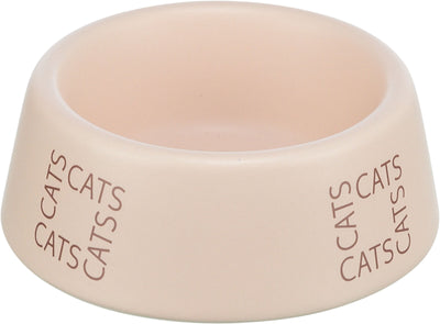 Trixie Cats bowl, ceramic, 0.15 l/diam 12 cm, pink