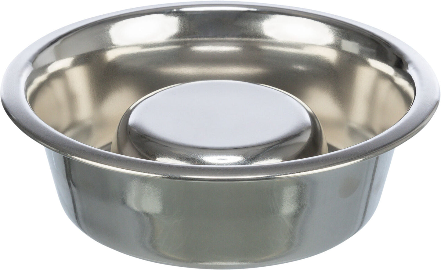 Trixie Slow Feeding bowl, stainless steel, 0.6 l/Ã‡Ã· 17 cm