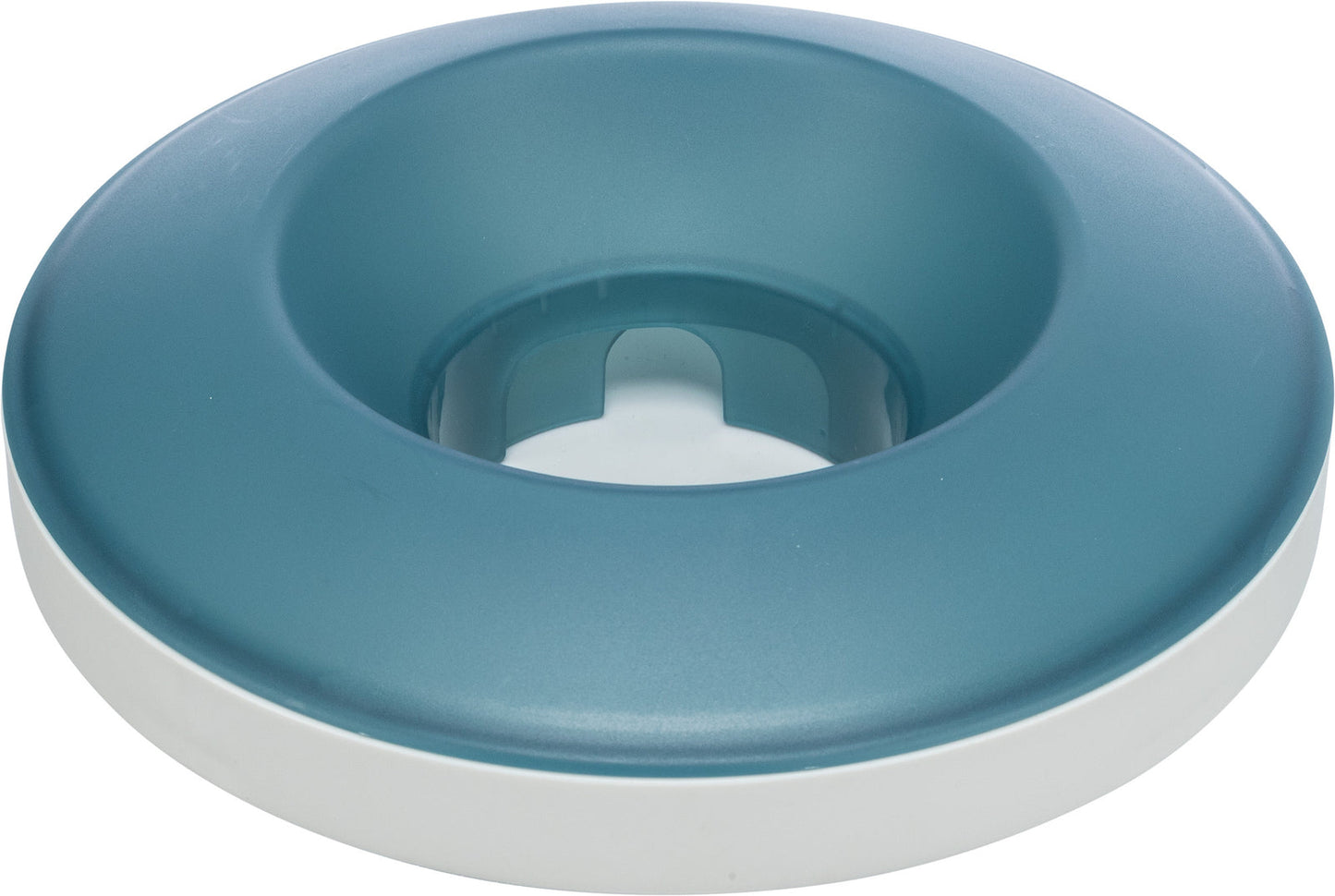 Trixie Rocking Bowl Slow Feeding plastic/TPR, 0.5 l/ 23 cm, grey/blue