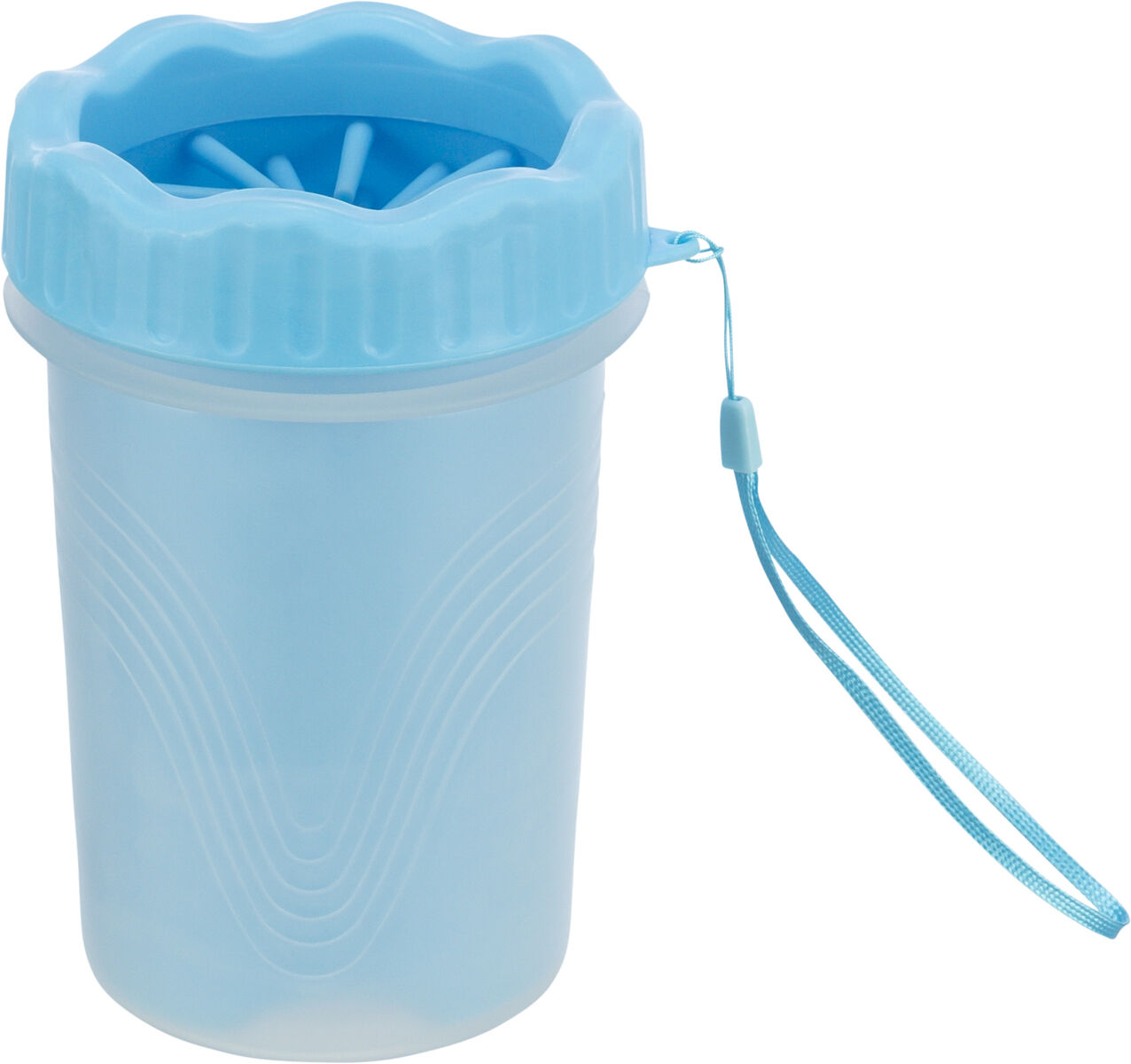 Trixie Paw cleaner, silicone/PP, Mƒ??L, blue