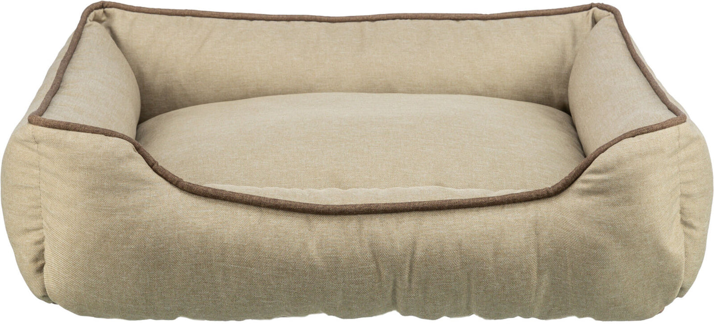 Trixie Nio bed, water repellent, square, 75 x 60 cm, sand