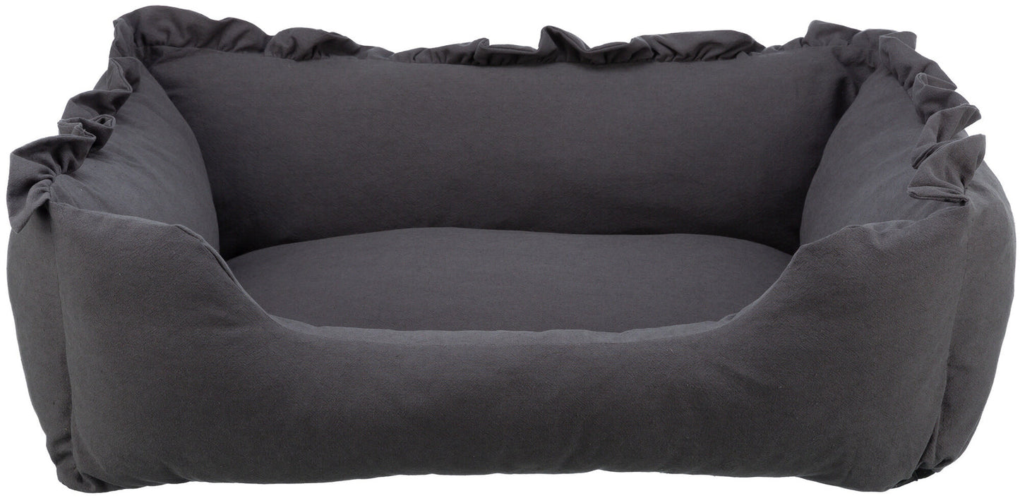Trixie Lino vital bed, square, 90 x 65 cm, black/grey