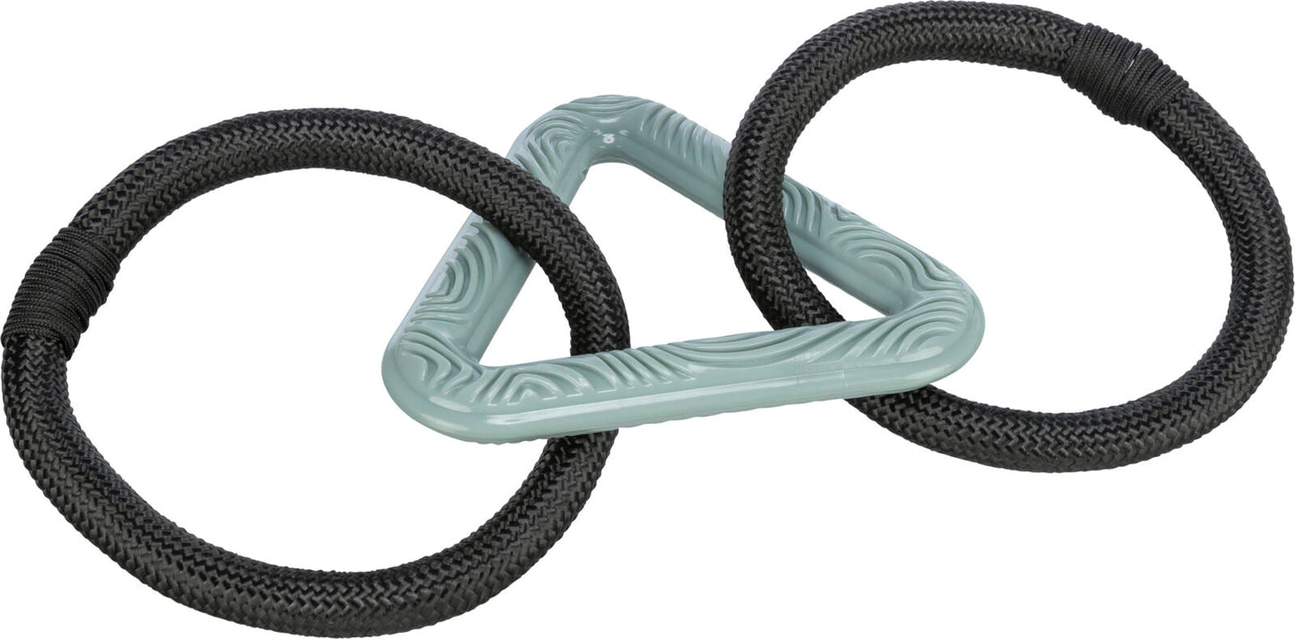 Trixie CityStyle triangle with rope rings, TPR, 44 cm