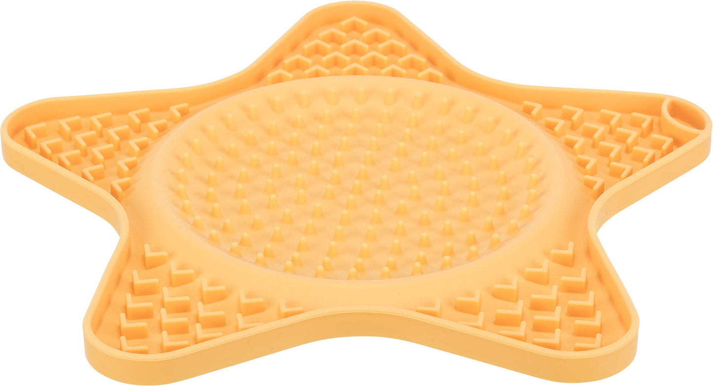 Trixie Lick'n'Snack mat, silicone, 23.5 cm, yellow