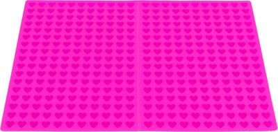 Trixie Baking mat with hearts, silicone, 38 Ã‡? 28 cm