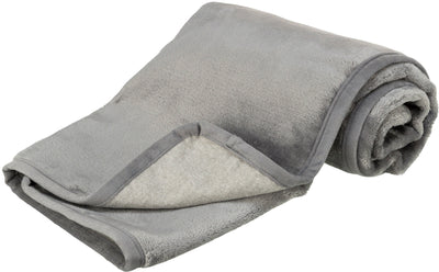 Trixie Levy blanket, plush, 140 Ç? 90 cm, grey