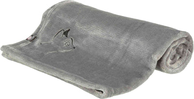 Trixie Nilay blanket, plush, 70 Ç? 50 cm, grey