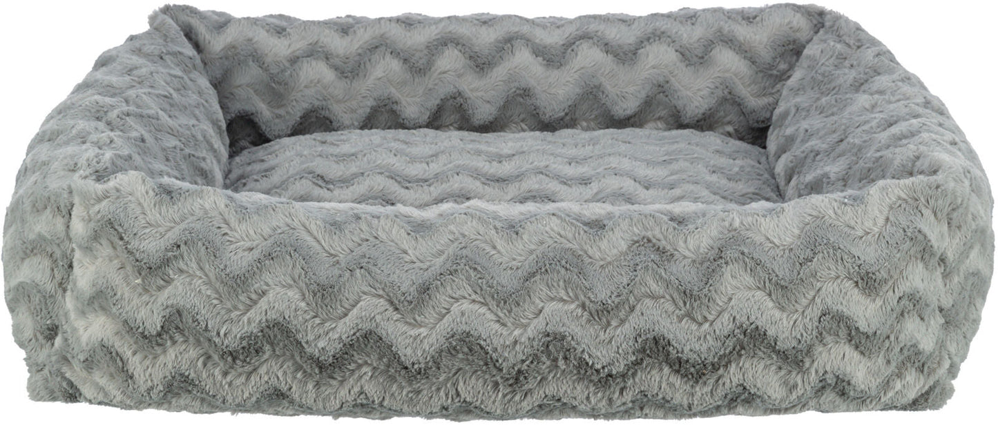 Trixie Vital Loki bed, recycled, square, 100 x 70 cm, grey