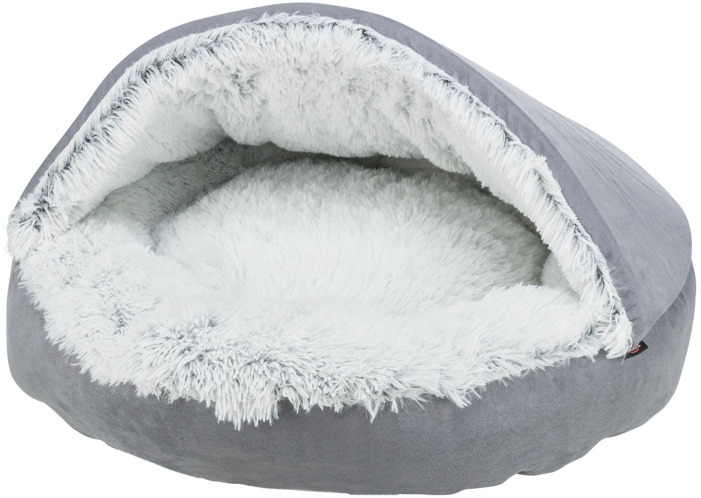 Trixie Harvey cuddly cave, round, Ã‡Ã· 70 cm, grey/white-black