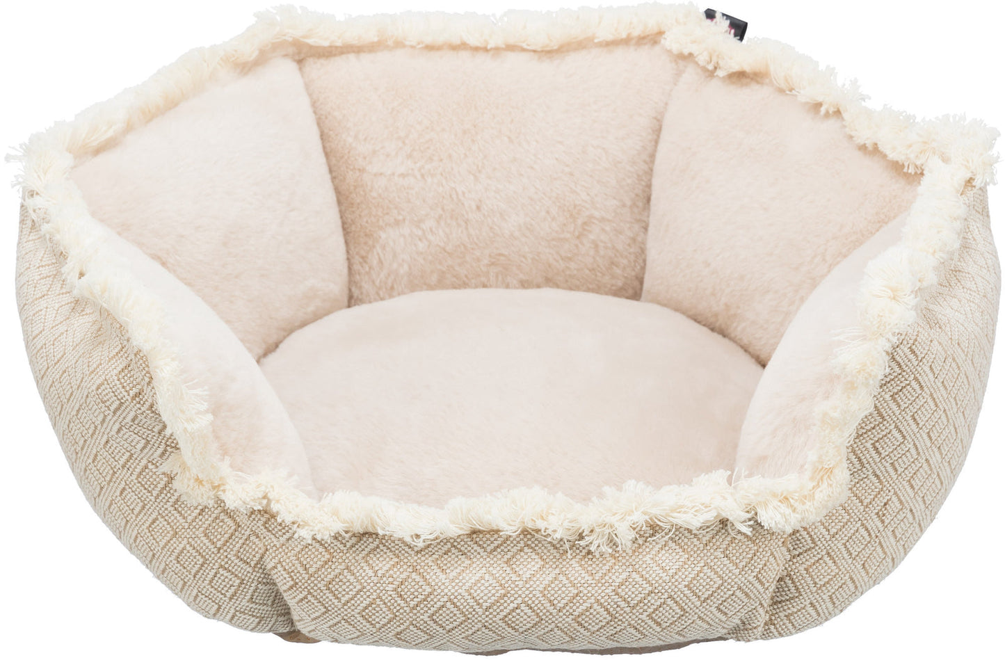 Trixie Boho bed square, 50 X 50 cm, beige