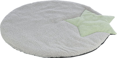 Trixie Junior lying mat with star, 86 Ç? 80 cm, grey/mint