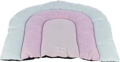 Trixie Junior patchwork lying mat, 68 Ã‡? 62 cm, mint/light lilac/pink