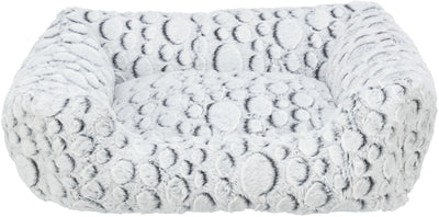 Trixie Mila bed square plush, 50 X 40 cm, white-grey