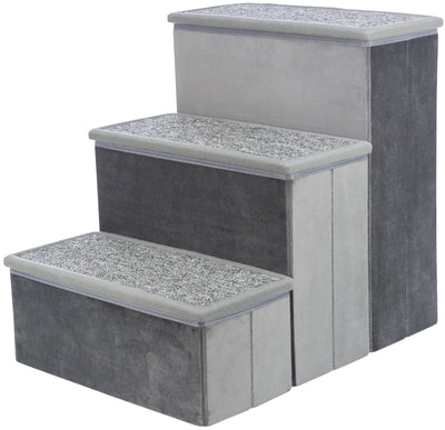 Trixie Stairs with storage space, 34 x 45 x 50 cm, grey