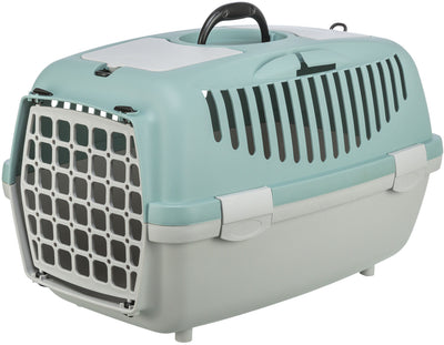 Trixie Capri 2 transport box, XS–S: 37 x 34 x 55 cm, light grey/sage