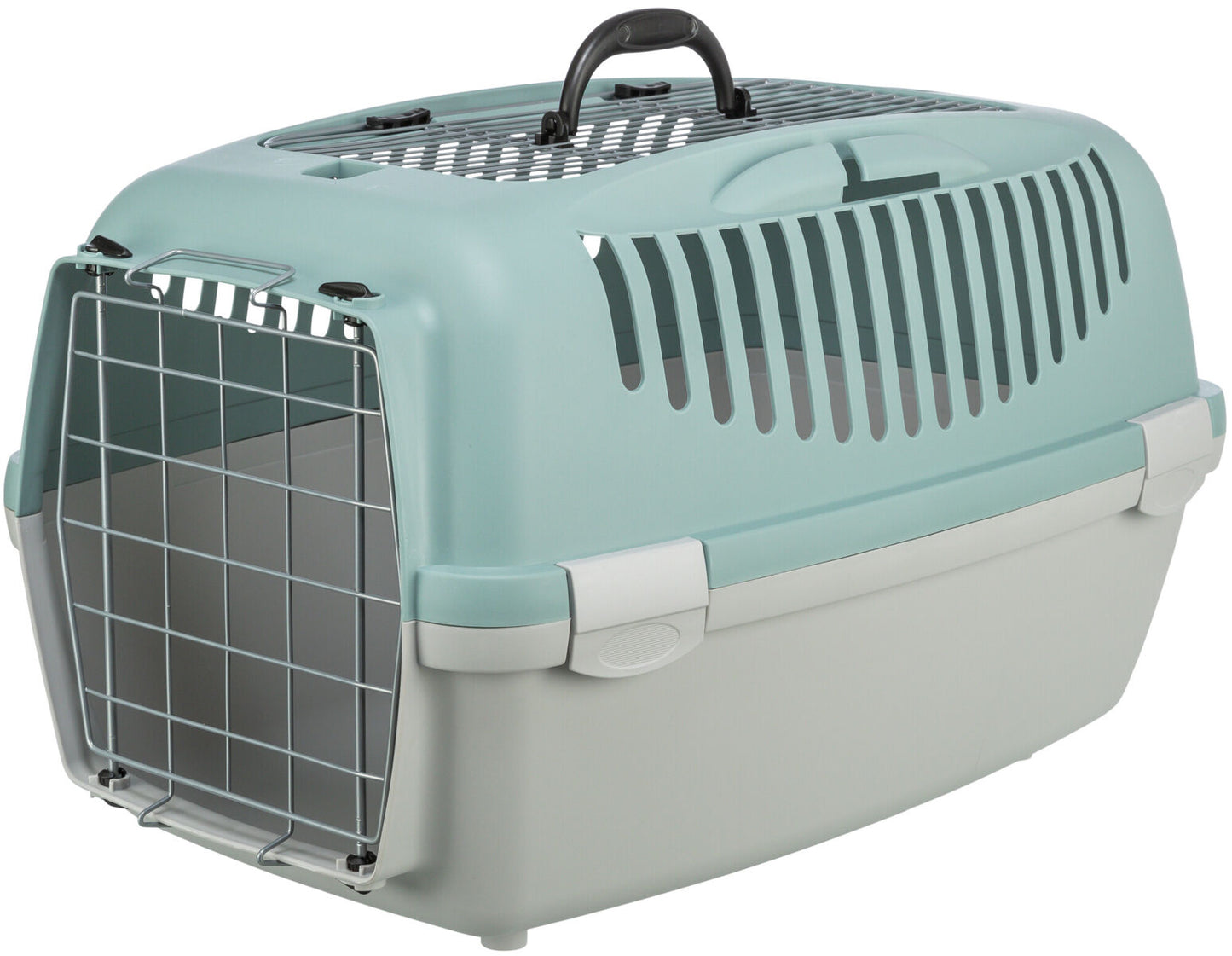 Trixie Capri 3 Open Top transport box, S: 40 x 38 x 61 cm, light grey/sage