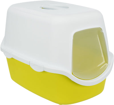 Trixie Vico cat litter tray, with hood, 40 Ç? 40 Ç? 56 cm, lime/white