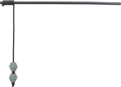 Trixie CityStyle playing rod with balls, wood/felt, 40 cm