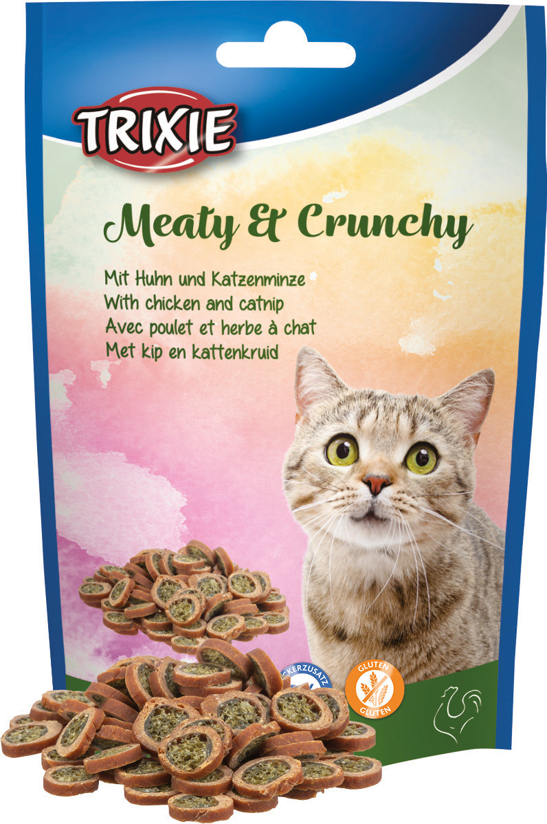 Trixie Meaty & Crunchy with chicken and catnip, 50 g