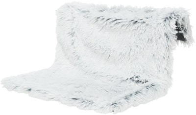 Trixie Radiator bed longhair plush/suede-look, 45 X 26 X 31 cm, white-black