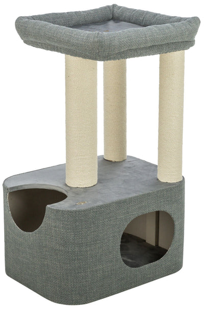 Trixie Viviana scratching tree, square, 86 cm, blue/grey