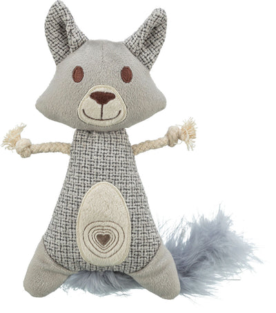 Trixie Racoon XXL, plush/fabric/feather, catnip, 20 cm/30 cm