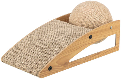 Trixie Scratching ramp with ball, cardboard/mdf, 40 x 17 x 20 cm