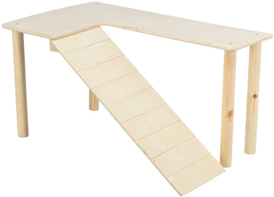 Trixie Platform with ramp, mice/hamsters, wood, 47 x 25 x 30 cm
