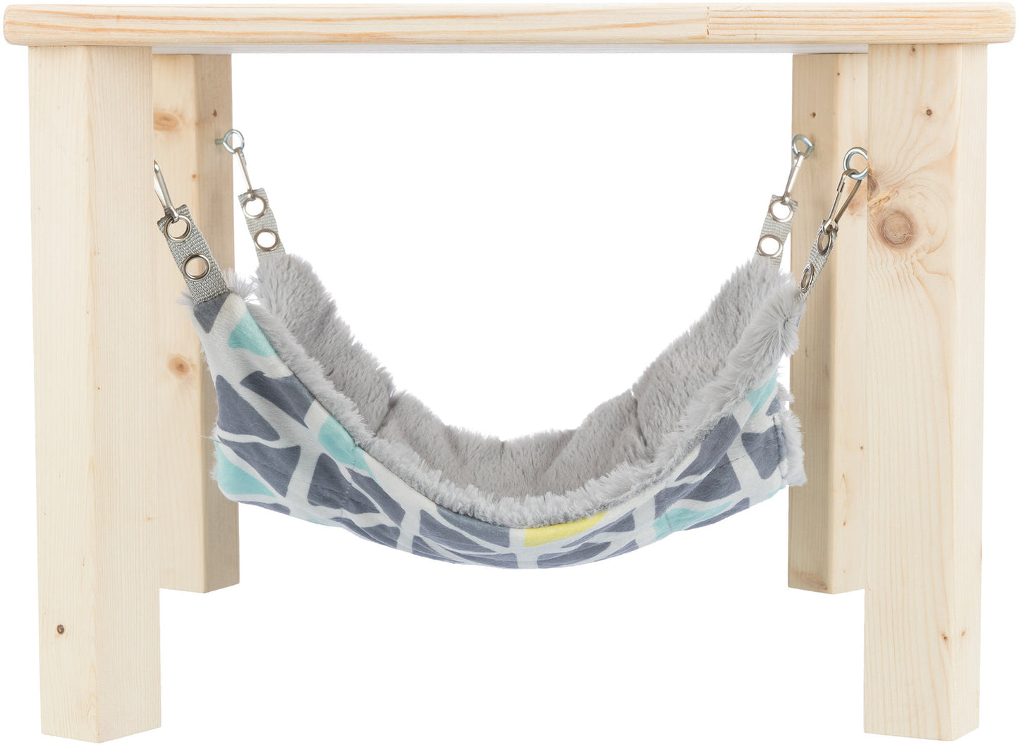 Trixie Sunny shelter/platform with hammock, 37 X 29 X 37 cm, multi coloured//grey