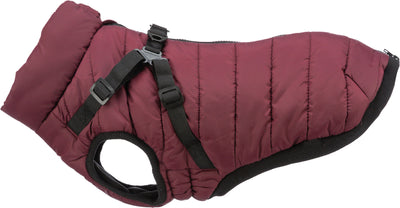 Trixie Pirou winter harness coat, M: 45 cm, sangria