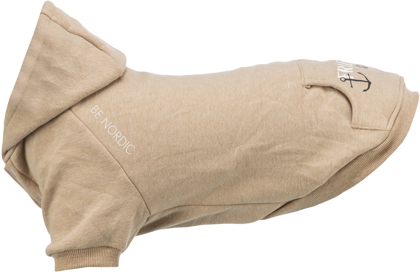 Trixie BE NORDIC Flensburg hoodie, XS: 27 cm, sand