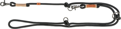 Trixie BE NORDIC adjustable lead, SÆ’??M: 2.00 m/Ã‡Ã· 8 mm, black/sand