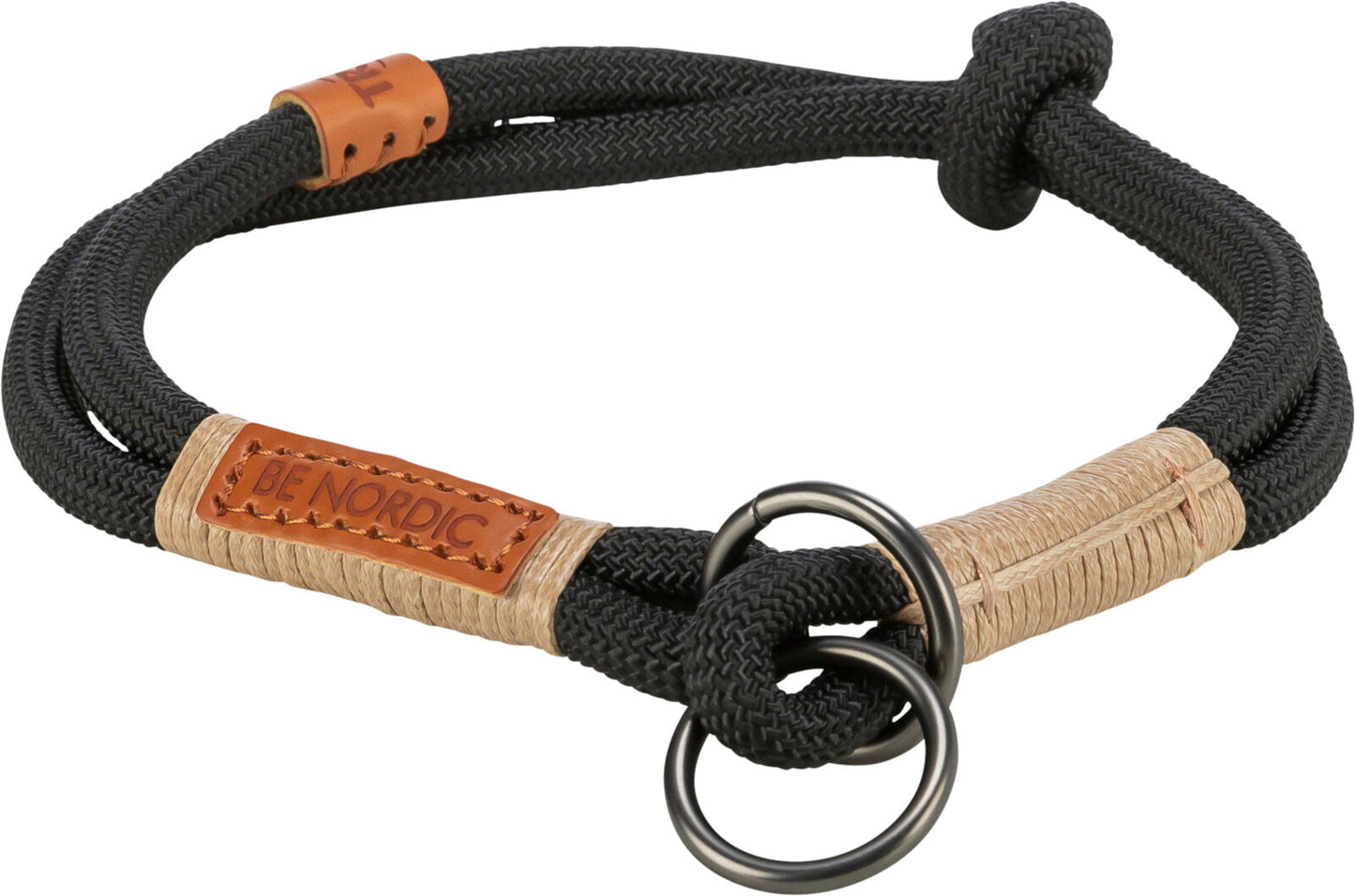Trixie BE NORDIC semi-choke, M: 45 cm/Ã‡Ã· 8 mm, black/sand
