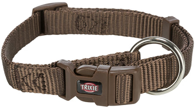 Trixie Premium collar, XXS-XS: 15-25 cm/10 mm, hazelnut