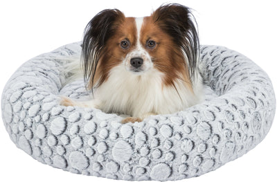 Trixie Mila bed round plush, 60 cm, white-grey