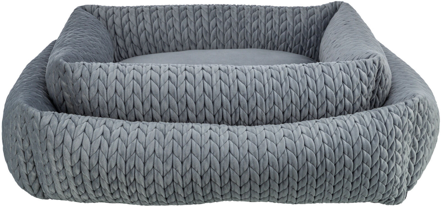 Trixie Livia bed, square, 80 x 60 cm, grey