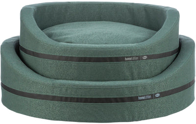 Trixie CityStyle bed, oval, 65 x 55 cm, dark green