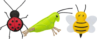 Trixie Insects, felt, catnip, 11 cm